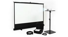 Zestaw prezentacyjny (Projektor Laserowy + Ekran Podłogowy 87")